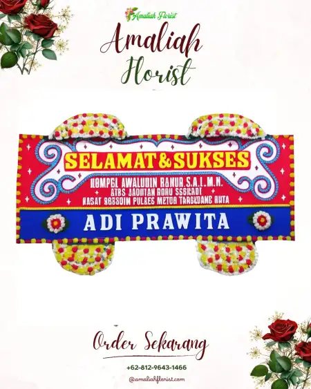 Papan Bunga Ucapan Selamat Bulak Banteng